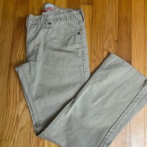 Khaki jeans loose fit